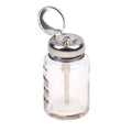 Airless Pump Bottle Clear Refillable Container Nail Polish Remover Qme onesize