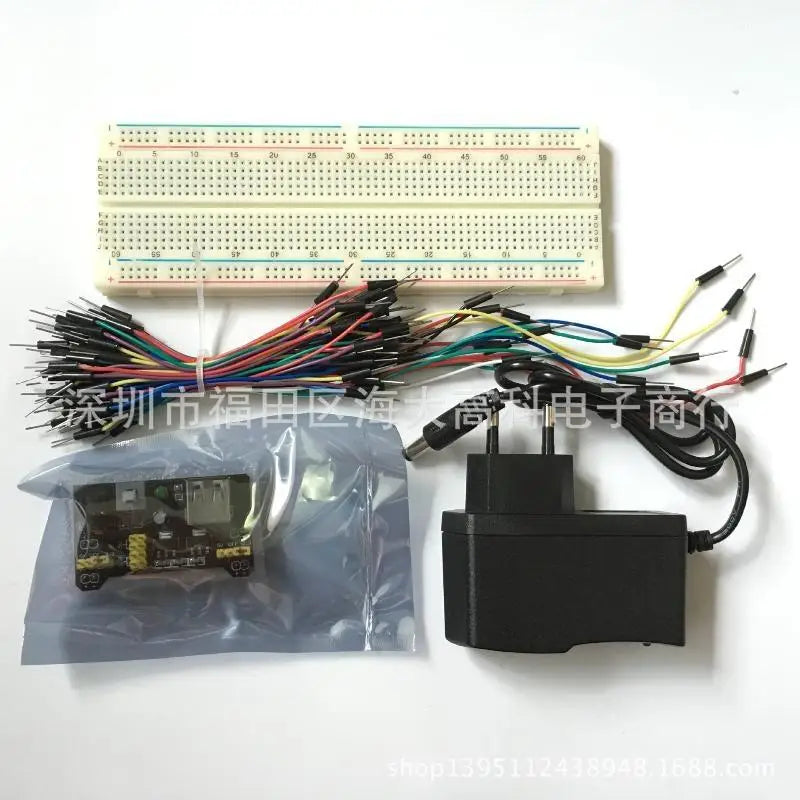 MB-102 Breadboard Jumper Wires Power Module DC Adapter DIY Electronic Qme