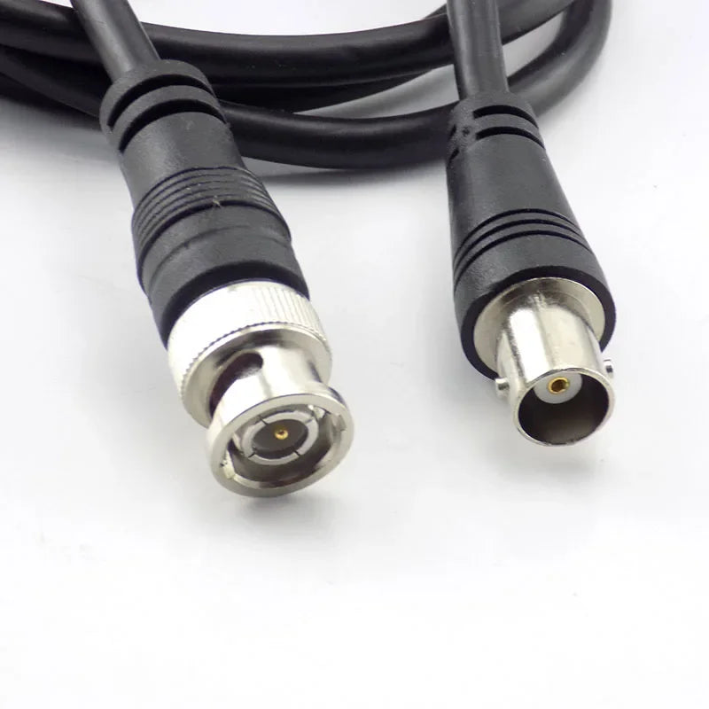 BNC Female To Male Adapter Cable For CCTV Camera BNC Connector Extension Coaxial Line Camera Accessories 3M Qme
