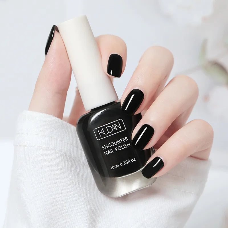 10ml Water-based Nail Polish Long Lasting Tearable Quick Dry No Bake Semi-permanent Varnish DIY Fashion Manicure 40 Color Qme 2