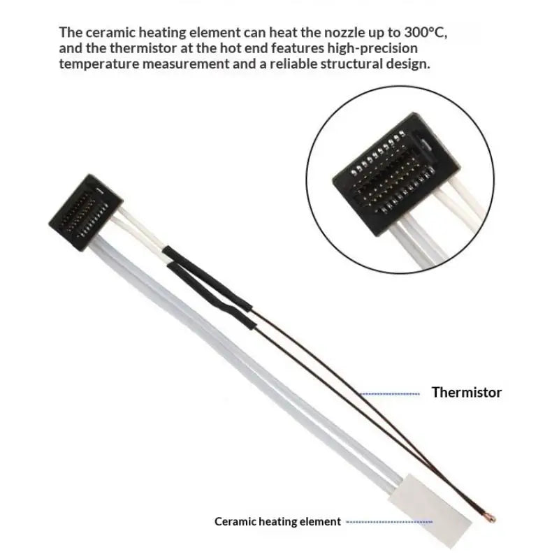 P1P P1S 3D Printing Enhancement Ceramic Heating Plate Thermistor Qme