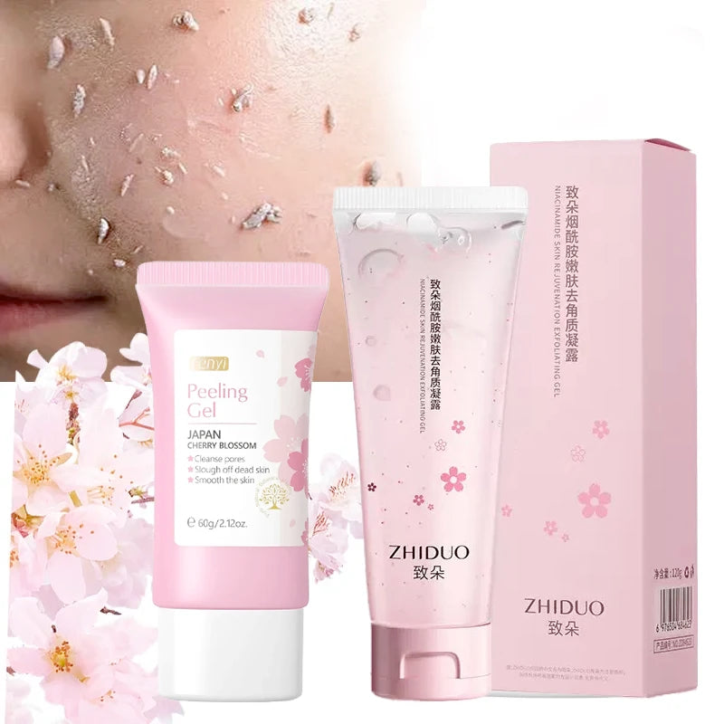 Face Deep Cleaning Exfoliating Gel Skin Care Whitening Moisturizer Repair Facial Scrub Skin Care Qme 1pc