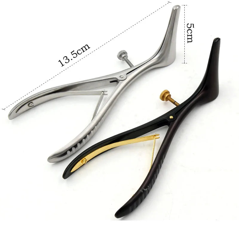 Stainless Steel Nasal Examination Adult Nose Dilating Forcepsoscope Qme