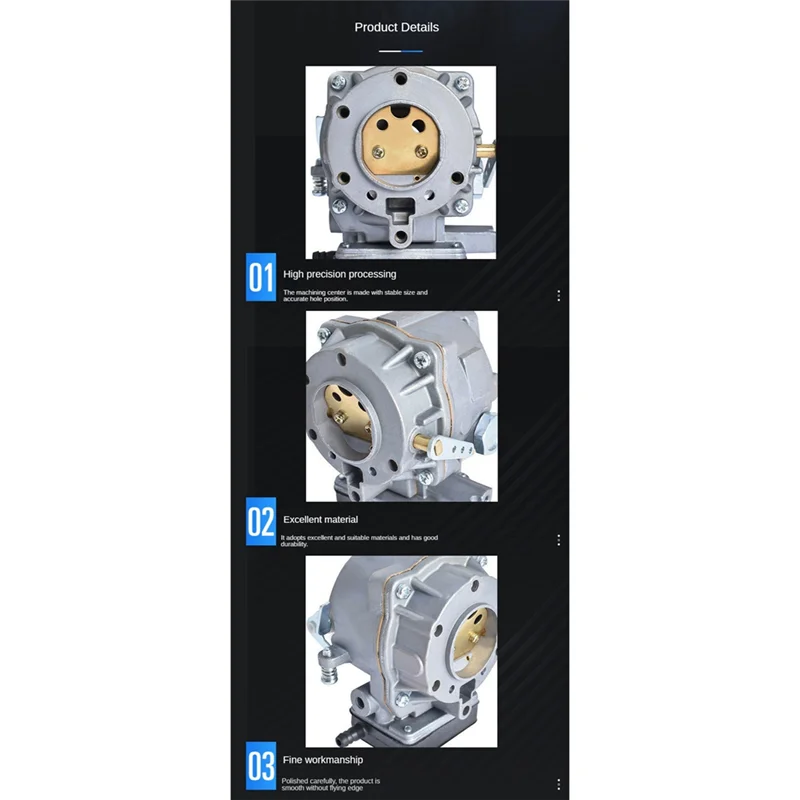 A02F-Mechanical Carburetors Aluminium Alloy Carburetor For Briggs Strstton 694026 693479 694056 Gasket Qme