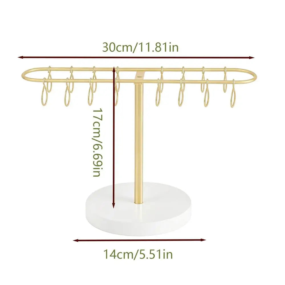 Hair Clip Organizer Multi-functional Headband Storage Rack Metal Qme Gold China Mainland