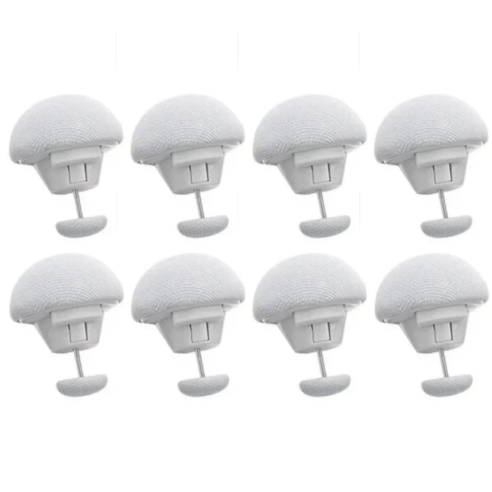 60-4PCS Bed Sheet Clip Quilt Anti Slip Safety Fixing Clip Blanket Anti Slip Deformation One Key Unlock Fastener Bed Accessories Qme Whie 8pcs