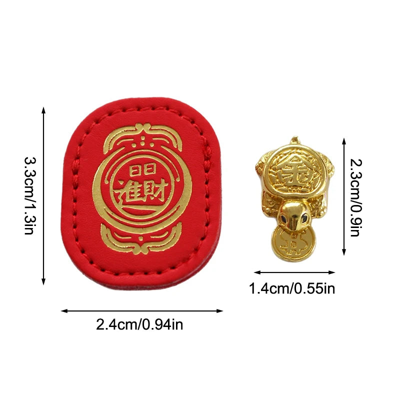 Lucky Turtle Wallet Charm Money-biting Turtleornaments Decor Daily Qme