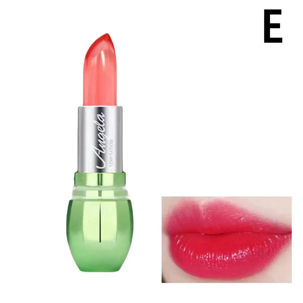 Moisturizing Aloe Vera Jelly Color Changing Lipstick Lasting Nutritious Lip Balm Gentle Magic Temperature Color Change Lip Gloss Qme 05 CN