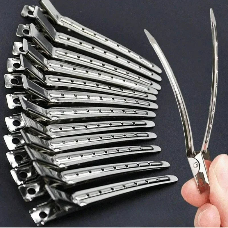 No Crease Hair Clips Traceless Duckbill Clips For Makeup Face Washing Hair Styling Tools Women Girls Seamless Bangs Clips Qme