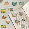 Rural Scenery Sticker Decoration Scrapbooking PET Aesthetic Korean Qme Default Title