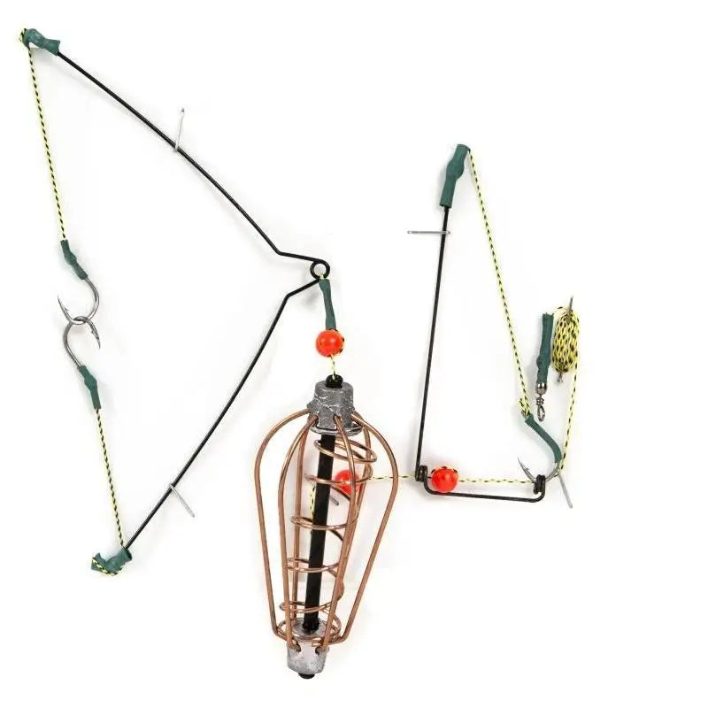 15G 20G 25G 30G Explosion Fishing Hook Fishing Lure Bait Trap Feeder Cage Sharp Fishing Hook With Stainless Steel Springs Qme