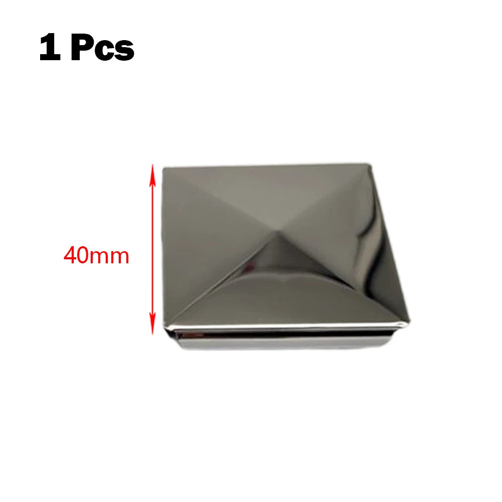 Square Closure Cap Post Cap 1/10pcs 16/20/25/30/36mm Practical Square 40/50/60/80/100mm Garden Fencing Supplies Qme 1pcs 40mm