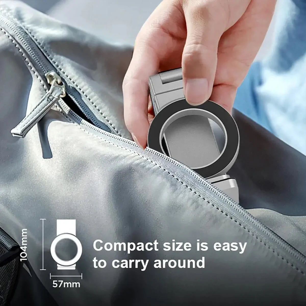 Magnetic Mobile Phone Holder Magsafe Portable Travel Foldable Qme