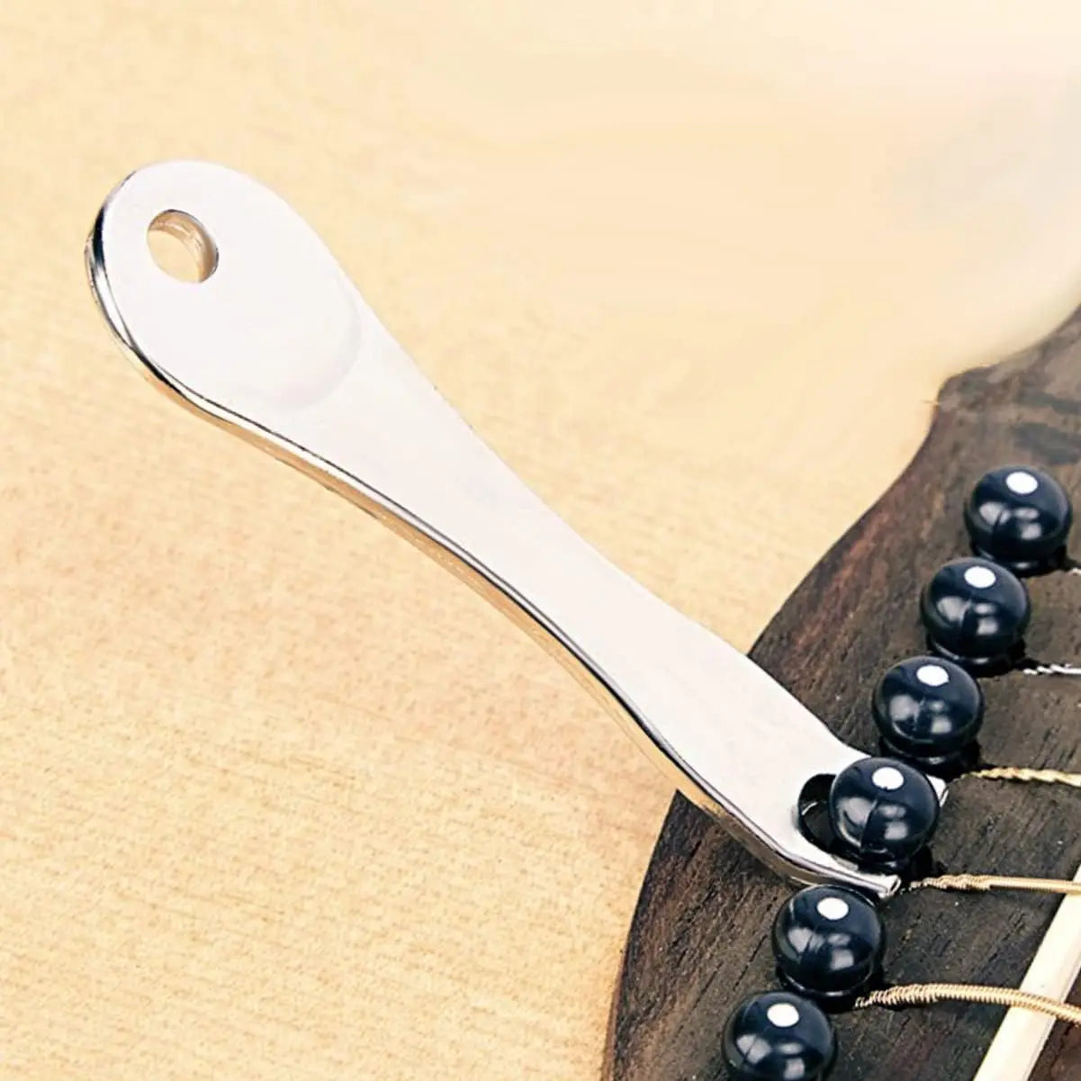 Acoustic Guitar Bridge Pins with Bridge Pin Puller Remover&Guitar Bridge Saddle Nut,Guitar Pegs Replacement Parts and Accessory Qme