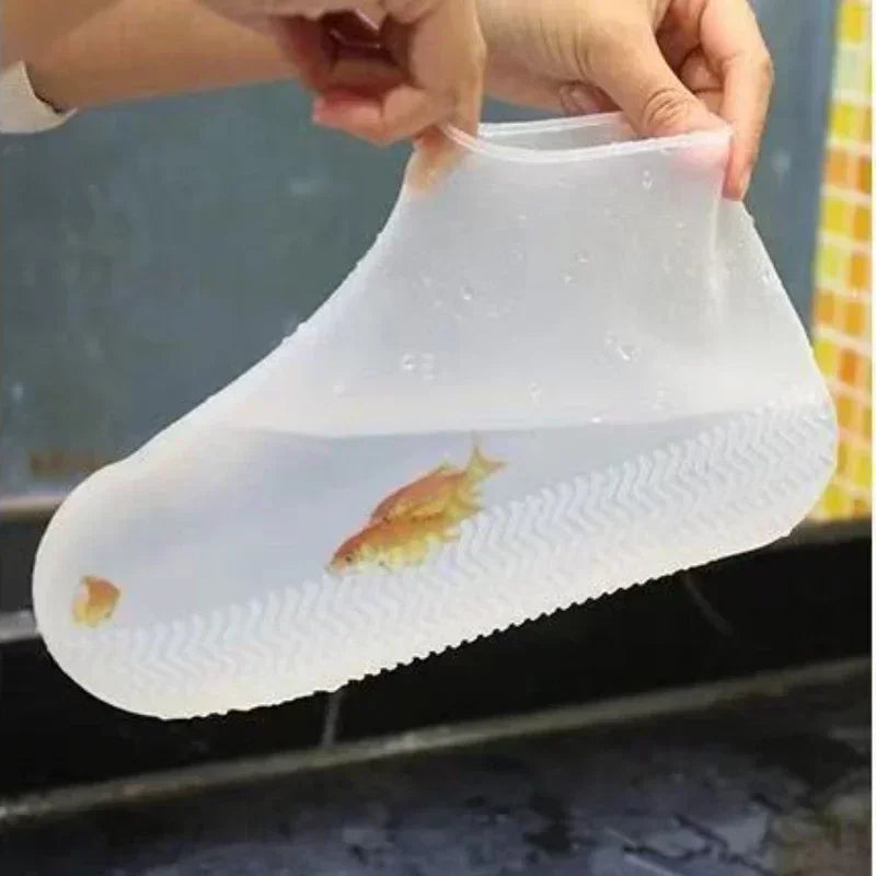 Latex Waterproof Shoe Covers Unisex Shoes Protectors Reusable Qme