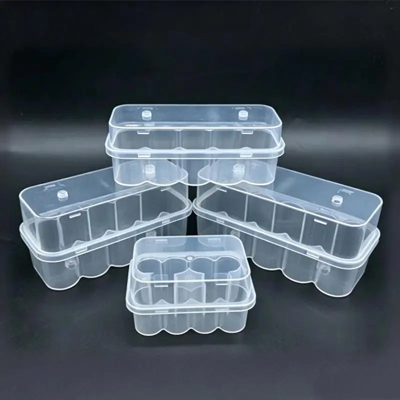 3/5/7/10ml Medicine Bottle Storage Box Plastic Transparent Plastic Vial Organizer Storage Case Cape Dispensing Boxes Qme