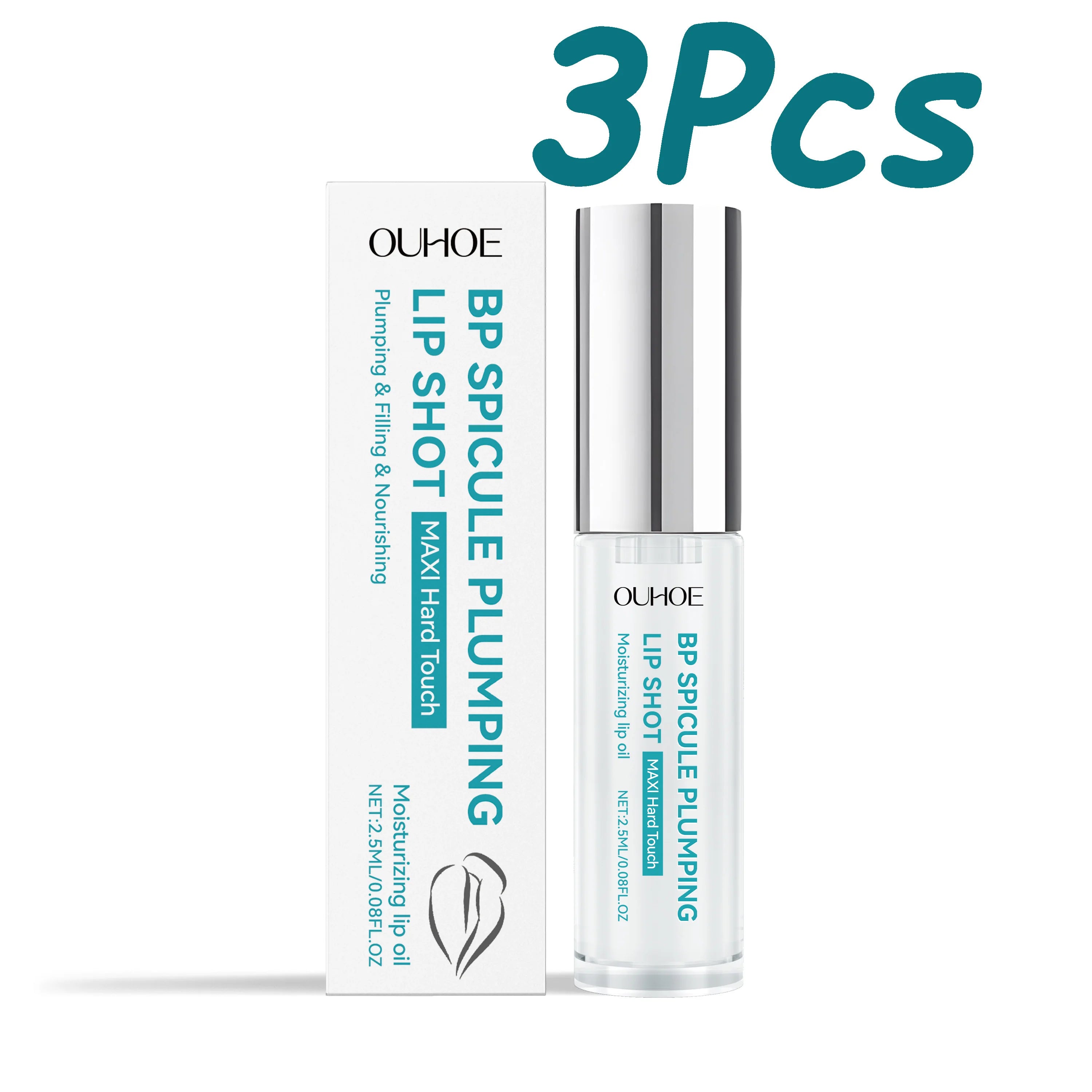 Moisturizing Lip Oil Deep Moisturizing Plumping Lip Care Oil Relieves Dryness Remove Lips Dead Skin Improve Gloss Lightening Lip Qme 3 x 2.5ml Boxed