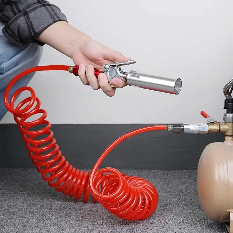 Pneumatic Tools Hose Air Pneumatic Hose Spiral Pipe Air Compressor Hose Long Pneumatic Hose Air Compressors Outer Diameter Qme