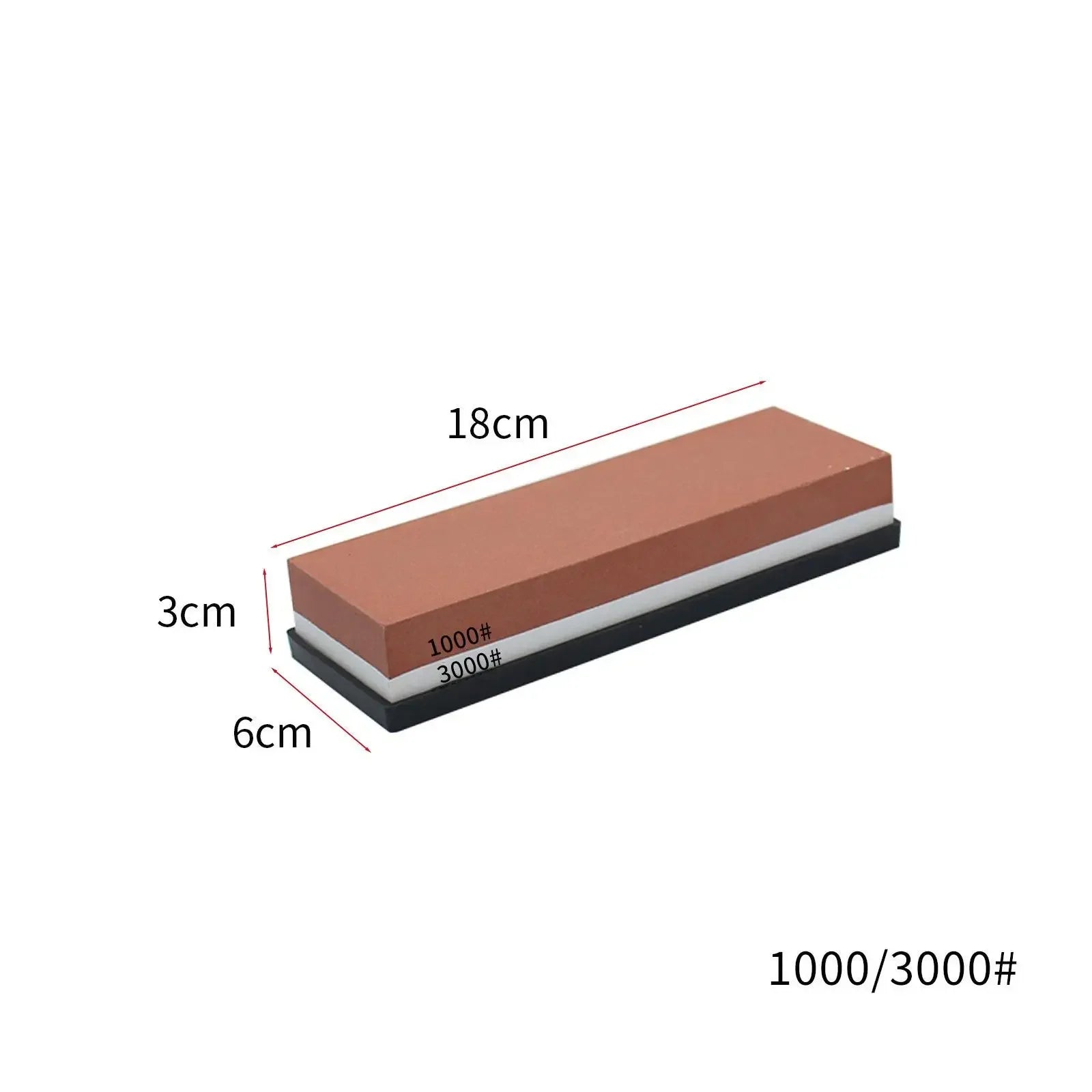 2 in 1 Professional Sharpening Stones Knife Sharpener Double-side Whetstone Grinder Stone Watster Stone Kitchen Gadgets Qme P1000 3000 1pc