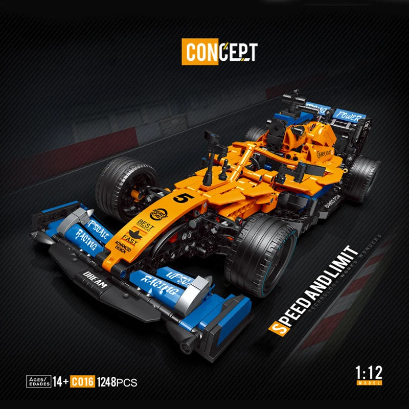 High-tech Building Blocks Remote Control Super Racing Car Moc Bricks RC Technical Model Toy Creative Expert Kids Birthday Gifts Qme