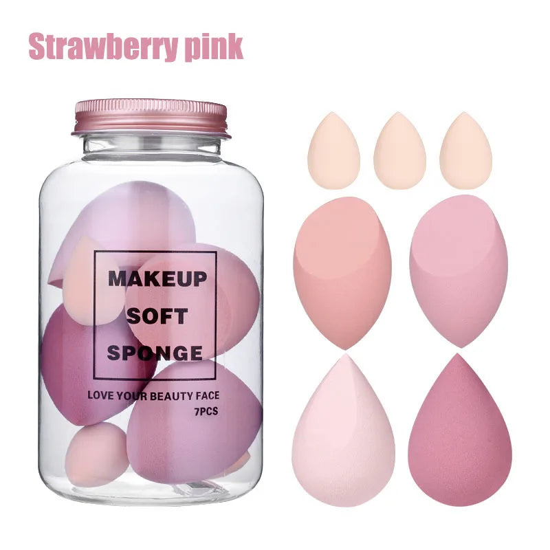 Makeup Sponge Face Beauty Cosmetic Powder Puff Foundation Cream Qme Pink China Mainland