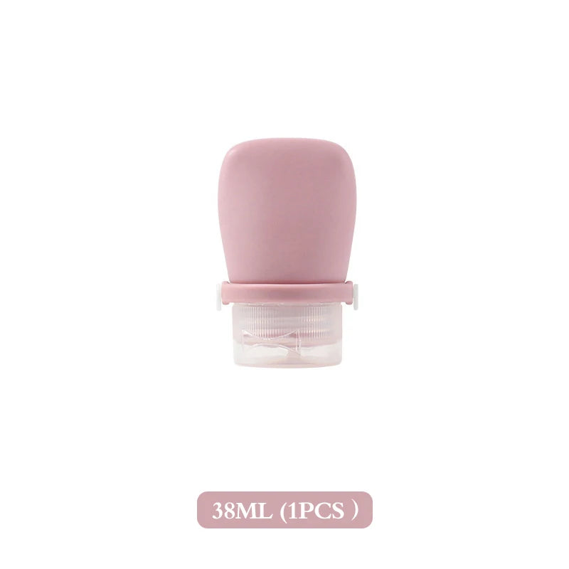 30 60 Silicone Travel Bottles Leak-proof Squeezable Refillable Qme 30ml Pink