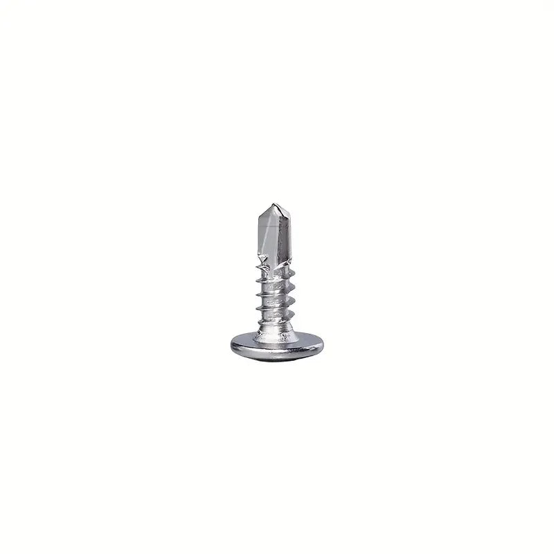 100pcs Round Head With Middle Self Tapping Screws Cross Plate Head Screws With Pad For Warsaw Drill Tail Dovetai Qme 13mm