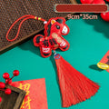 Lucky Fragrant Bag Tassels Horse Incense Car Hanging Chinese Zodiac Qme A7
