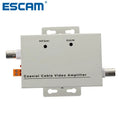 ESCAM BNC Coaxial CCTV Video Balun Amplifier for Camera Qme China Mainland