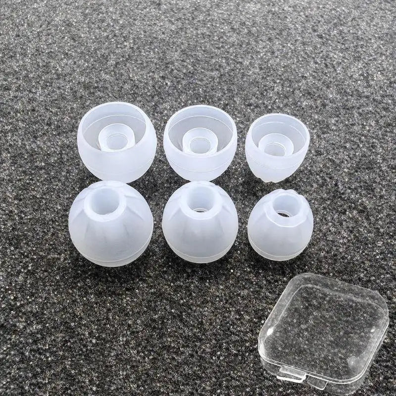 Replacement Earpads KZ In-ear Earphones 3 Pairs Silicone L M S Sizes Qme A1