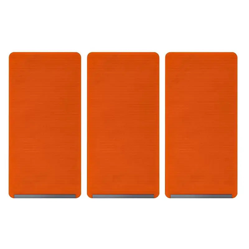 Flexible Foldable Phone Stand Silicone Tablet Holder Adjustable Lazy Qme 3PCS Orange