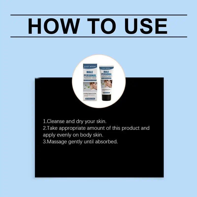Fragranced Mens Body Lotion Non Greasy Moisturizer Dry Skin Hydration Qme