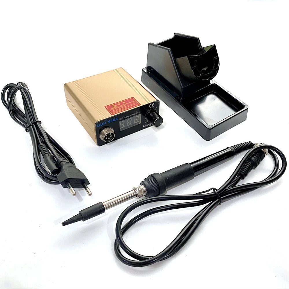 936D 936H 60W Digital Soldering Iron Stations Fast Temperature Qme 936A EU