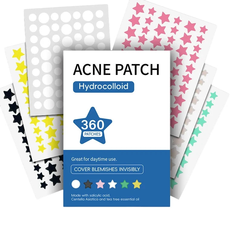 Colorful Hydrocolloid Acne Patches Invisible Anti-blemish Spot Qme
