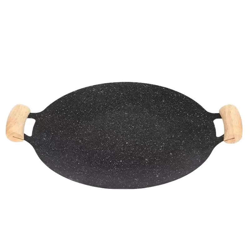 Kitchen Non-stick Pan 28 30 32 34 Korean Maifan Stone BBQ Grill Qme 38CM