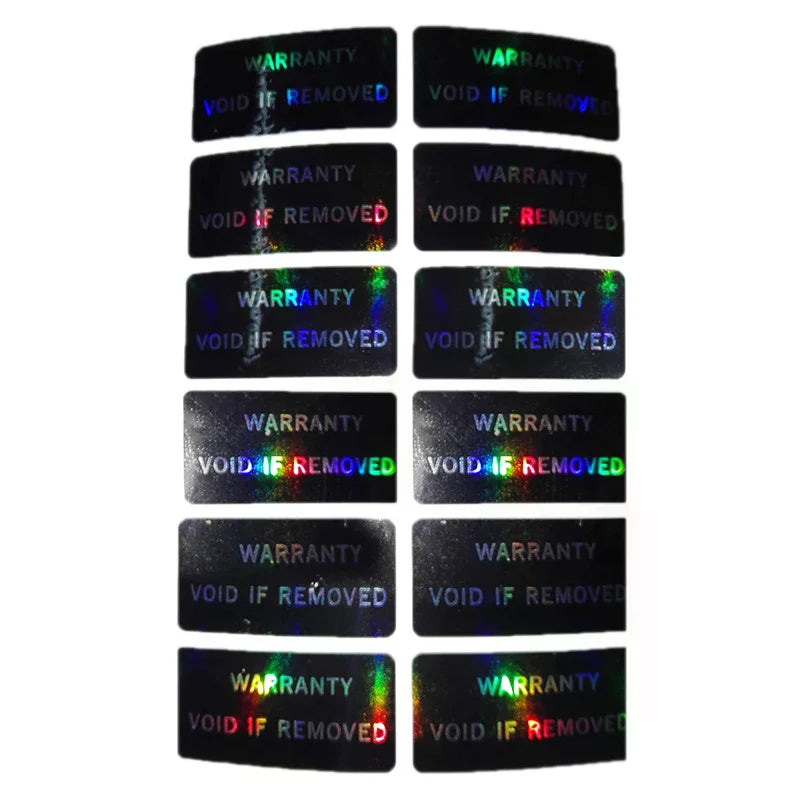 Warranty Protection Sticker Security Seal Brittle Paper Tamper Proof Qme