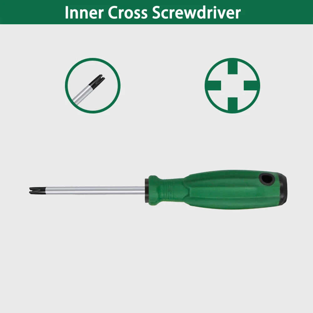 1pcs Special Screwdriver Hand Tools Special Shaped Screwdriver Triangular/U/Y/Inner Cross Screwdrivers Repair Tool Hand Tools Qme Inner Cross Screwd