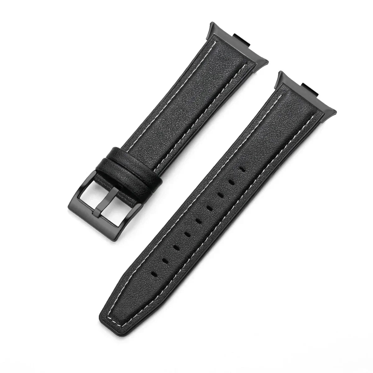Band Leather Bracelet for Redmi watch 4 Wrist Strap for Xiaomi Mi band 8 pro watchband Smart watch Sports Strap Accessoeies Qme Black White-B Redmi Watch4