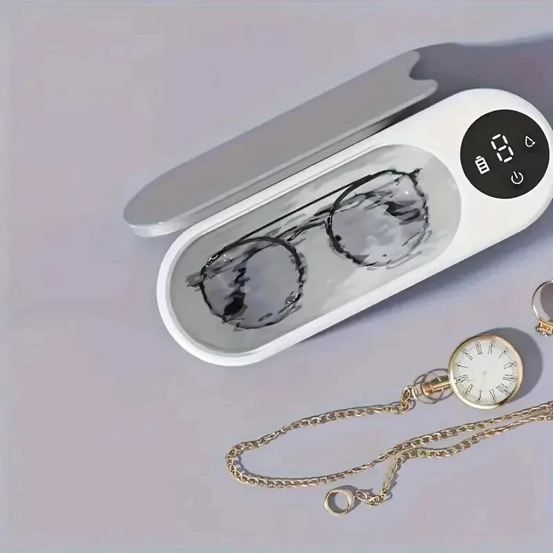 High-Frequency Glasses Cleaner - 1pc Wireless Multi-Purpose Cleaning Machine for Eyewear & Accessories Qme