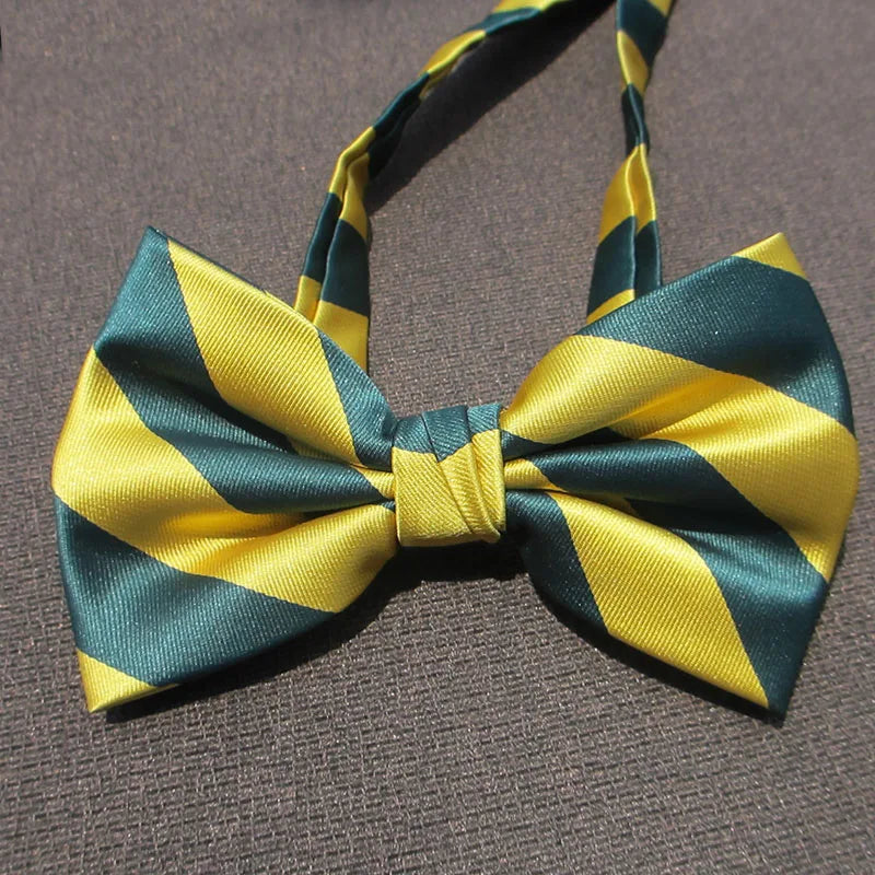 Bowtie Men Formal Necktie Pink Black Plaid Wedding Butterfly Male Qme RT4
