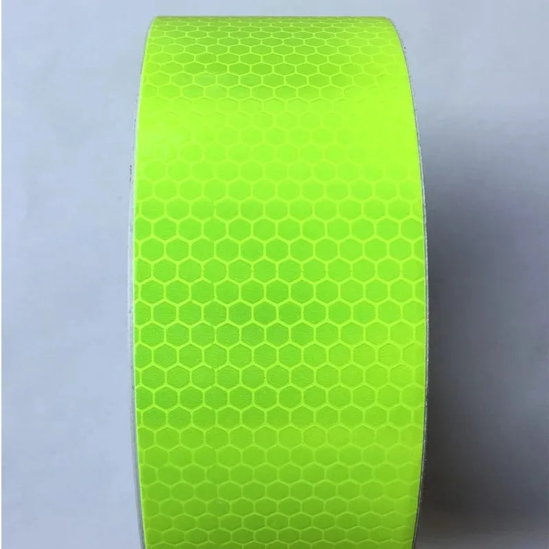 ESCAM 5cmx3m Car Reflective Material Tape Sticker Automobile Motorcycles Safety Warning Tape Reflective Film Car Stickers Qme