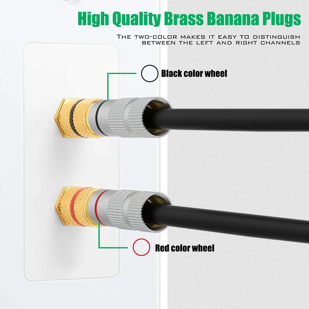 10pcs Connector 4mm Speaker Banana Plugs 24K Copper Gold Plated 4mm Jack Match with 4mm Binding Post Qme