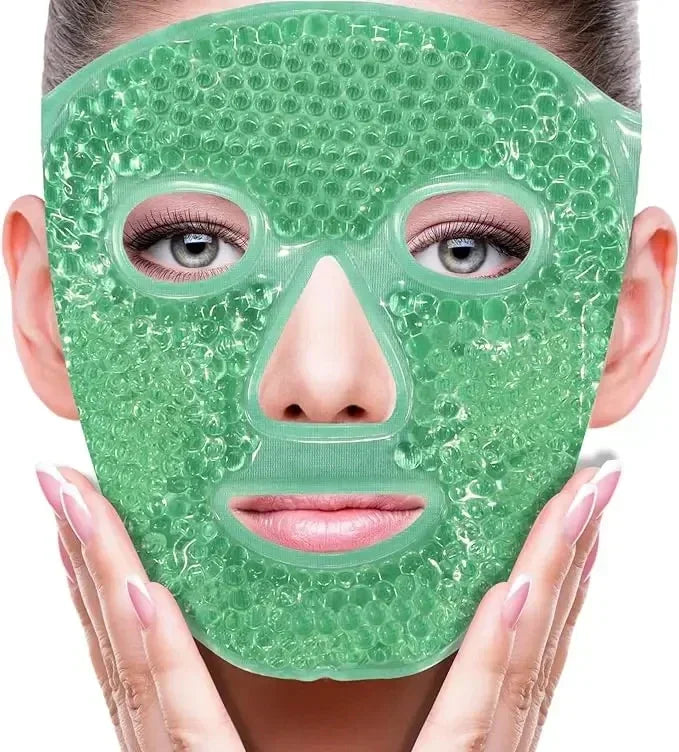 SPA Ice Cold Heat Full Face Eye Mask Sleeping Reduce Puff Dark Qme Reseda