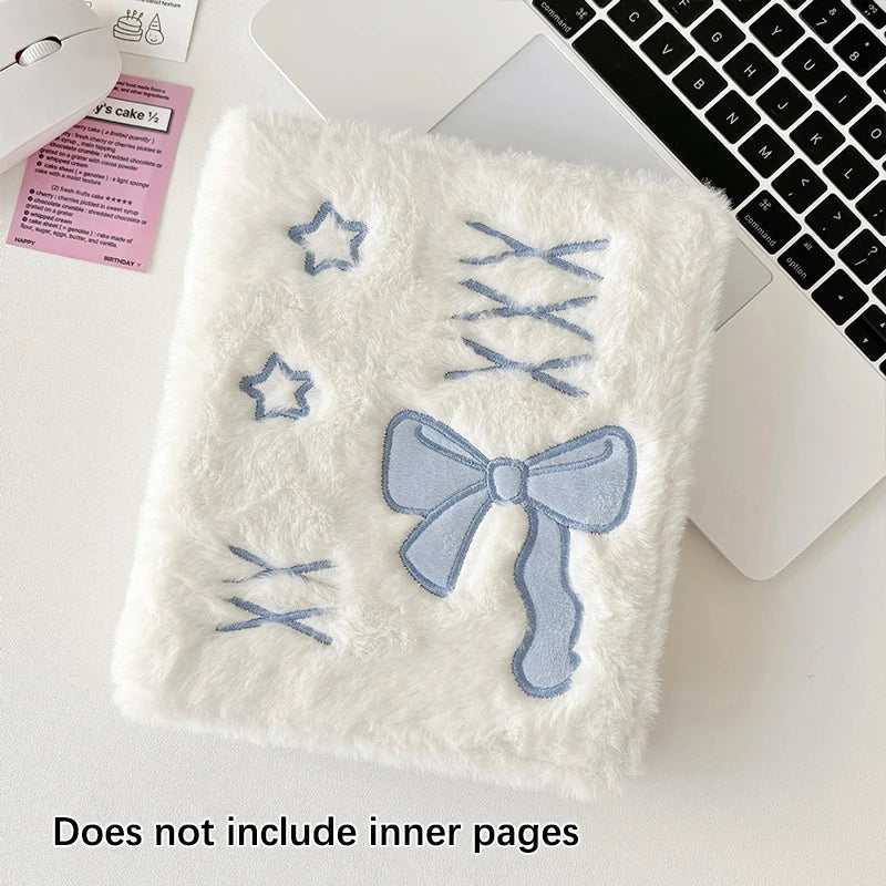 Sophisticated Ballet A6 Album Plush Bowknot Photocard Case Kpop Qme A3