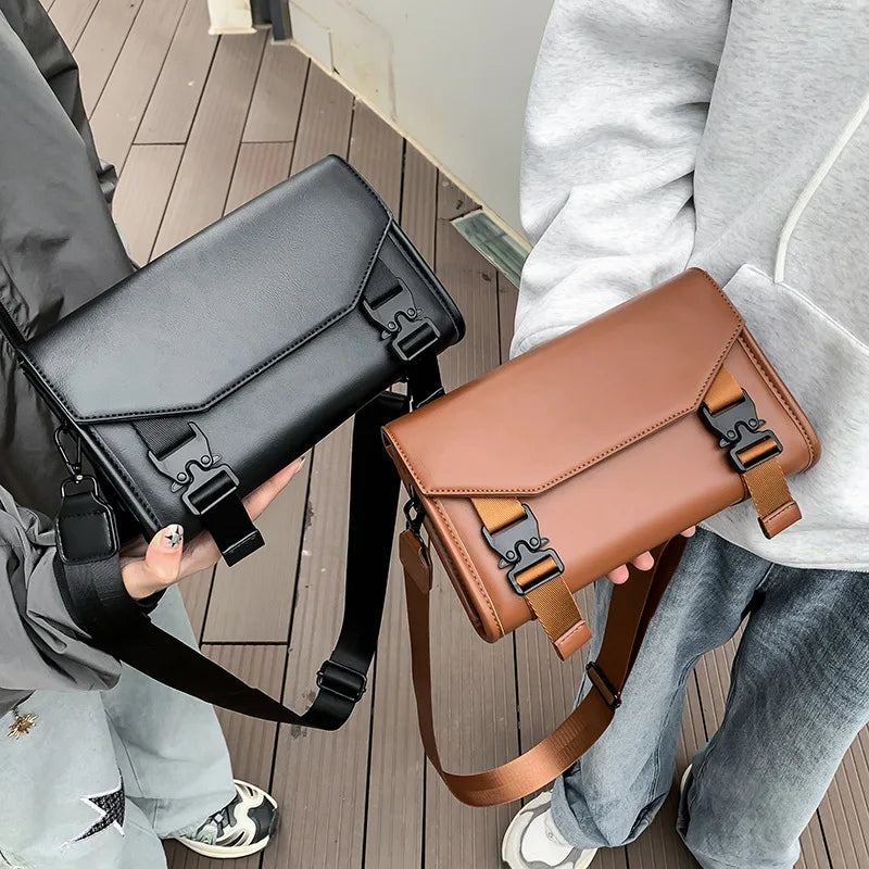 Trendy Crossbody Bag Flap Phone Purse Lock Closure Messenger High-end Qme