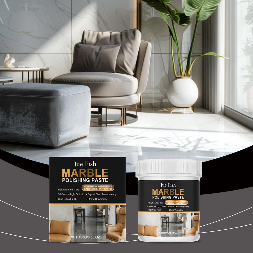 Marble Polishing Paste Effectively Remove Scratch Water Stains Brightening Eliminate Fingerprint Multi Functional Cleaning Cream Qme