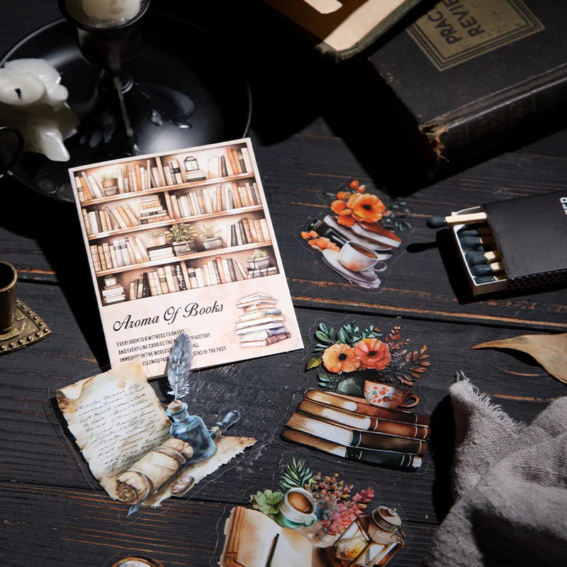 20 pcs/pack Book Frame Label PET Sticker Scrapbooking Collage Materials DIY Decor Junk Journal Aesthetics Stationery Sticker Qme