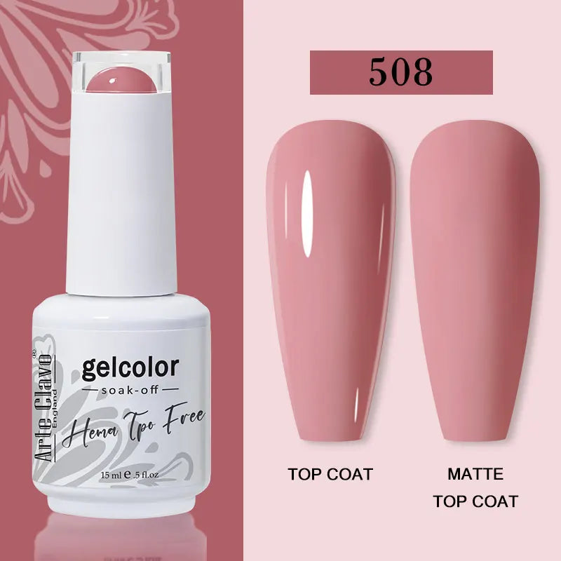 Arte Clavo HEMA TPO Soak Off UV LED Nail Gel Polish 108 Colors