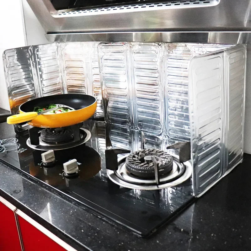 Kitchen Cleaning Tools Stove Oil-Proof Splash Guard Board Article for The Kitchen Removable Cooking Frying Oil Gas Kitchenware Qme