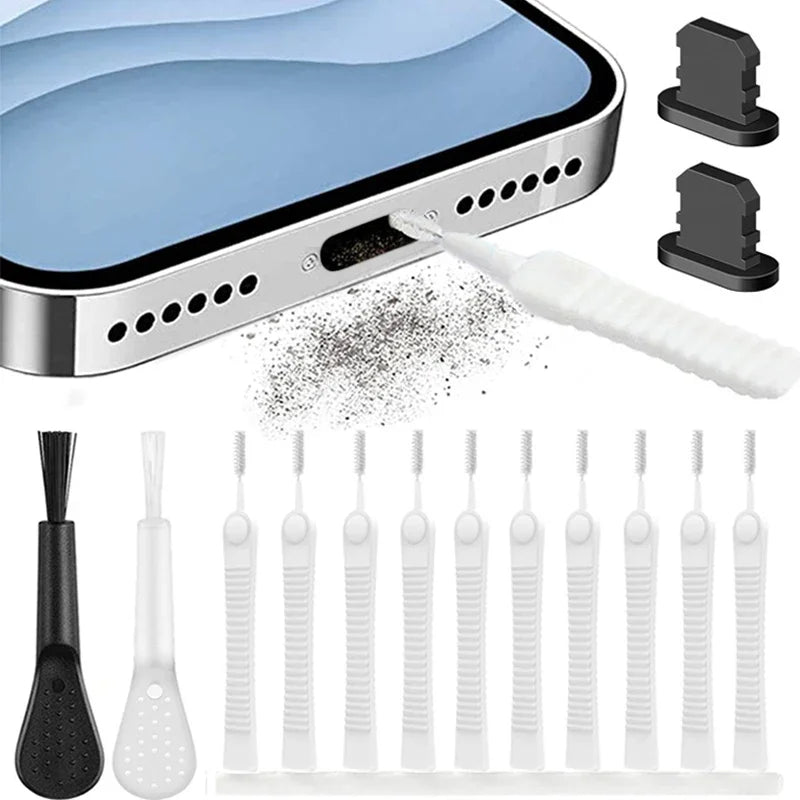 Mobile Phone Charging Port Dust Plug Removal Cleaner Iphone 15 14 13 Qme